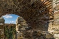 Roman fortress Histria Ã¢â¬â view under the stone arch,